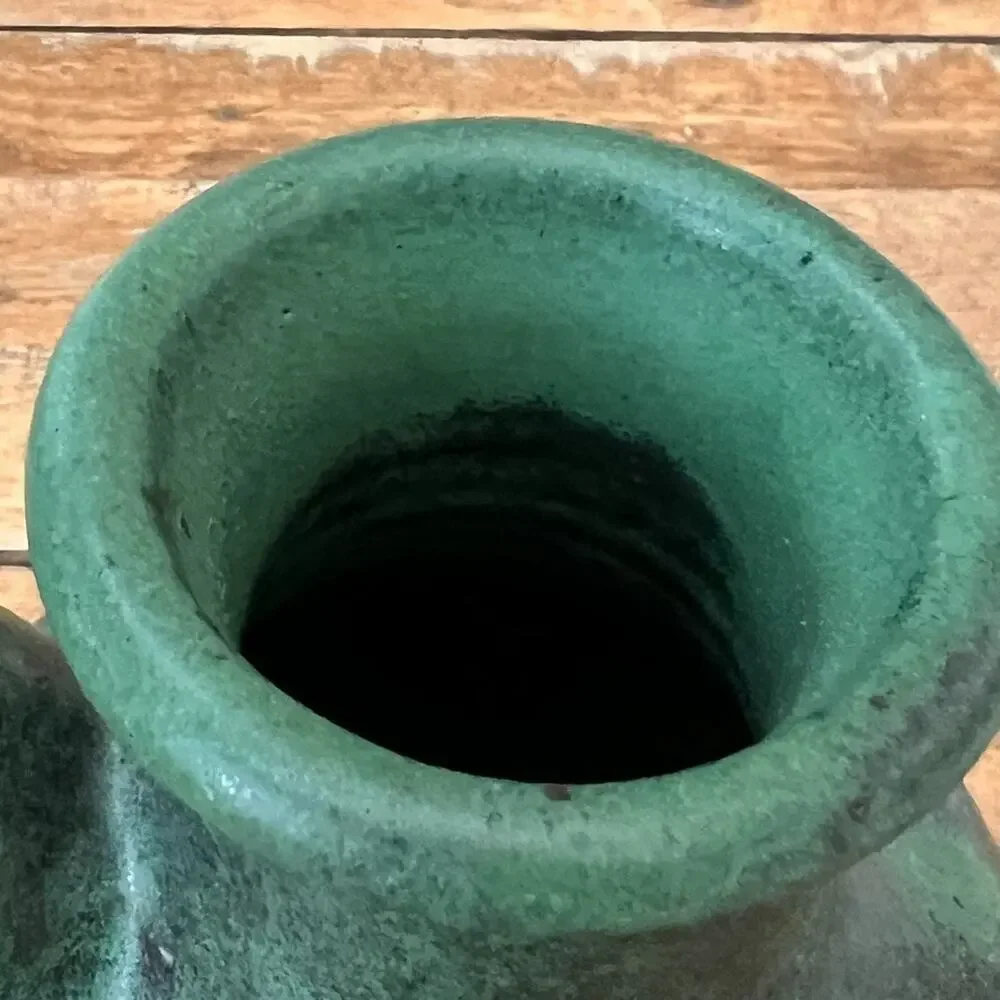 Studio Art Pottery Vassel With Spout 7